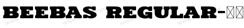 beebas regular字体转换